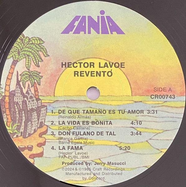 Hector Lavoe : Reventó (LP, Album, RE)