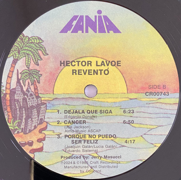 Hector Lavoe : Reventó (LP, Album, RE)