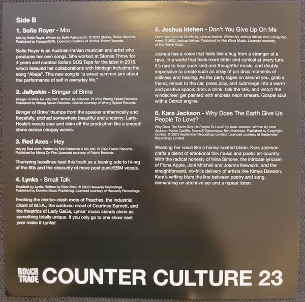 Various : Rough Trade Shops Counter Culture 23 (LP, Comp)