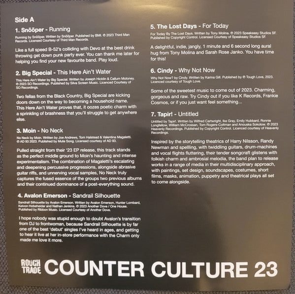 Various : Rough Trade Shops Counter Culture 23 (LP, Comp)