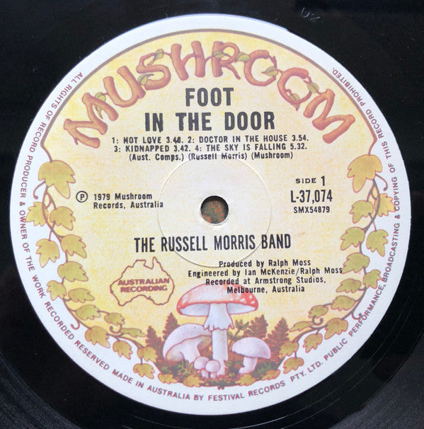 The Russell Morris Band : Foot In The Door (LP, Album)