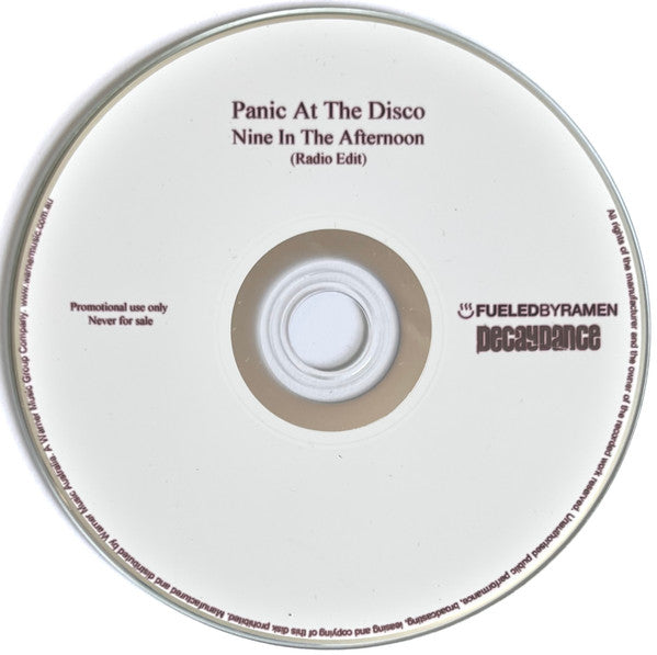 Panic At The Disco* : Nine In The Afternoon (CDr, Single, Promo)