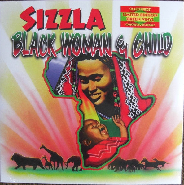 Sizzla : Black Woman And Child (LP, Album, Ltd, RE, Gre)