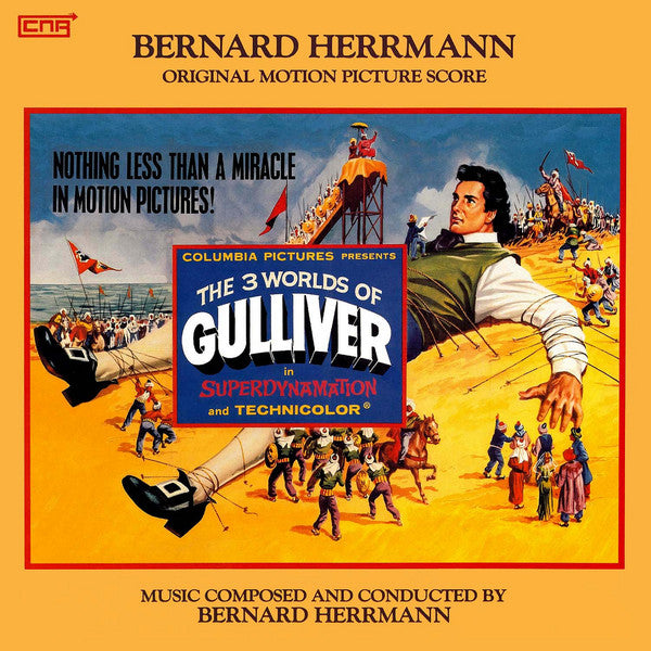 Bernard Herrmann : The 3 Worlds Of Gulliver (Original Motion Picture Score) (LP, Mono, Ltd)