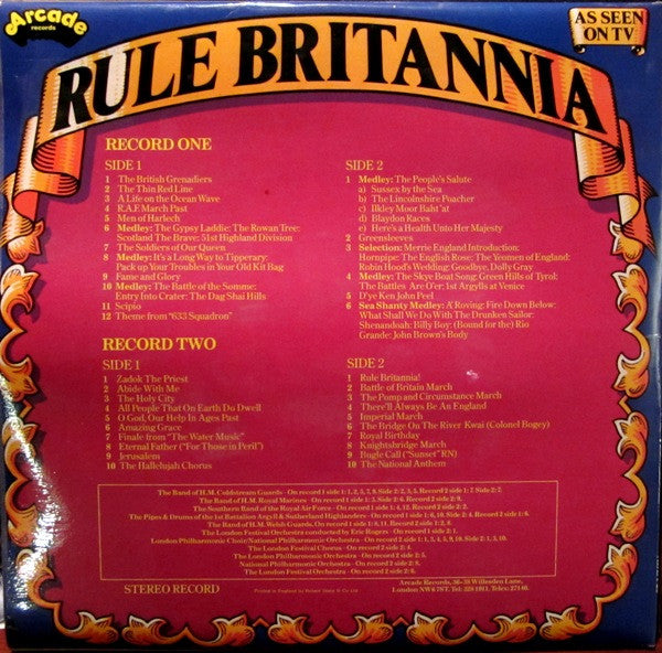 Various : Rule Britannia (2xLP, Comp)