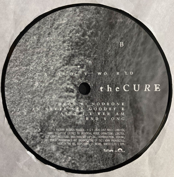 The Cure : Songs Of A Lost World (LP, Album, Bioplastic, 180)