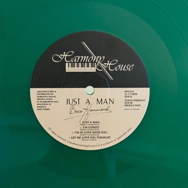 Beres Hammond : Just A Man (LP, Album, RSD, Ltd)