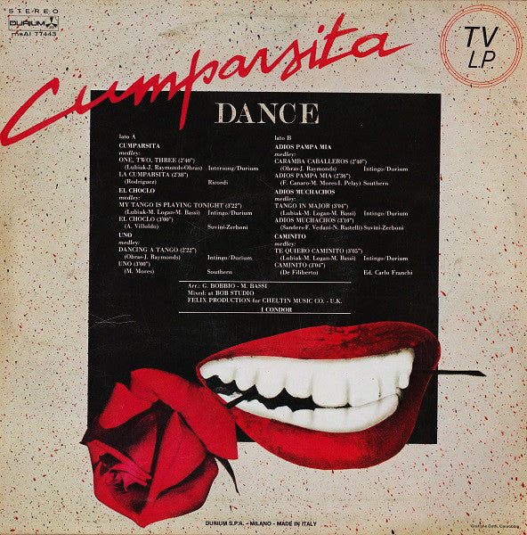 I Condor : Cumparsita Dance (LP)