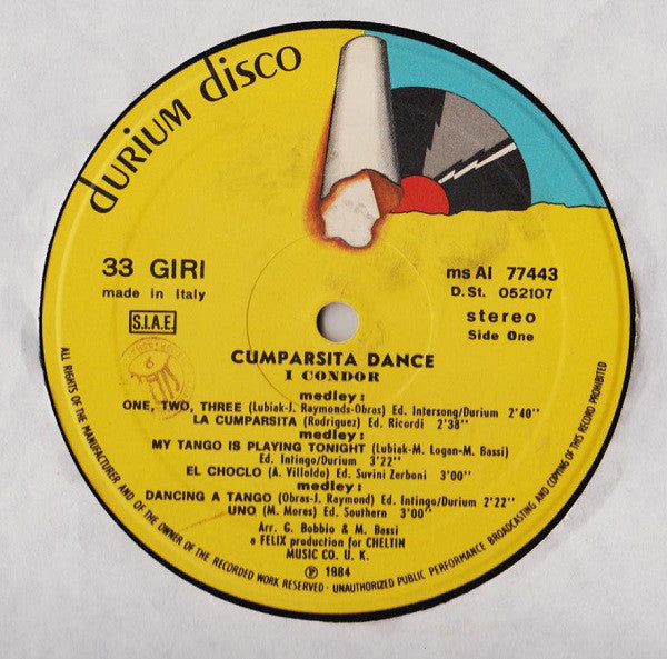 I Condor : Cumparsita Dance (LP)