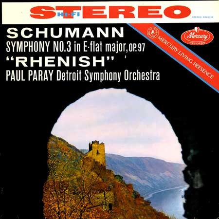 Schumann* - Paul Paray, Detroit Symphony Orchestra : Symphony No. 3 In E-Flat Major, Op. 97 "Rhenish" (LP, Album, Hol)