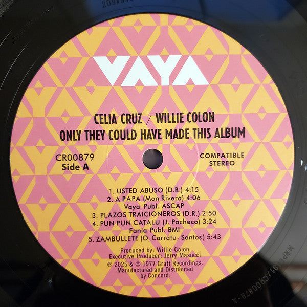 Cruz* & Colon* : Only They Could Have Made This Album (LP, Album, RSD, Ltd, RE)