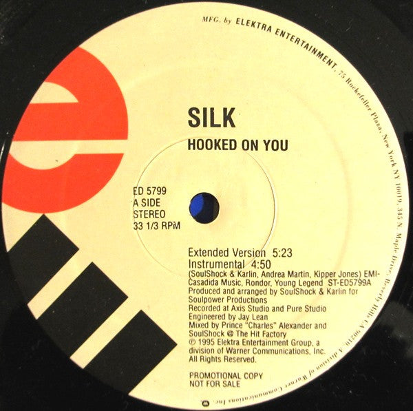 Silk (4) : Hooked On You (12", Promo)