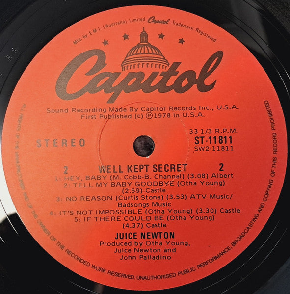 Juice Newton : Well Kept Secret (LP, Album)