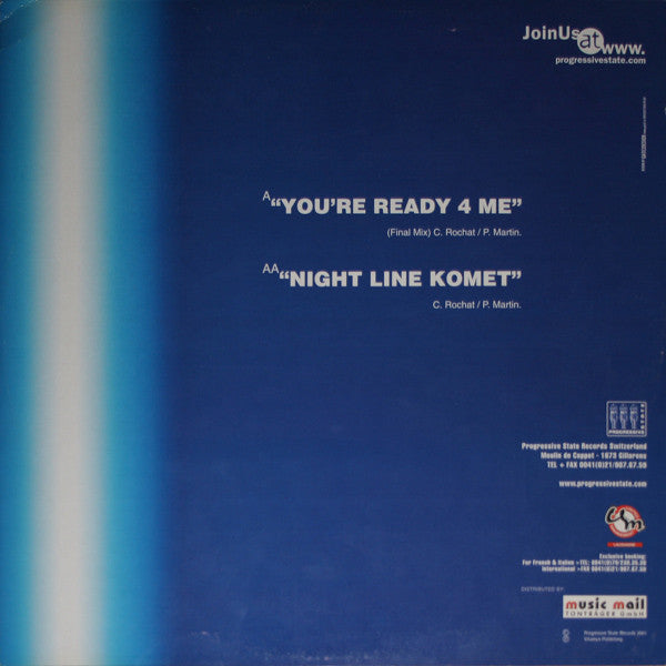 DJ Spoke : You're Ready 4 Me / Night Line Komet (12")