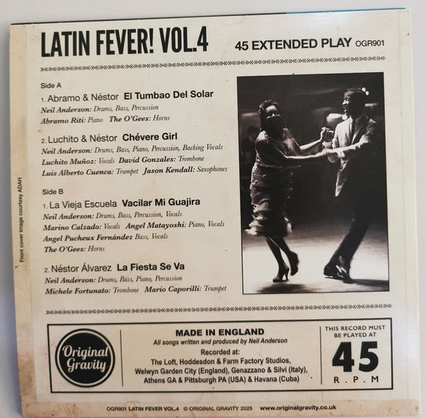 Various : Latin Fever! Vol.4 (7", EP, Single, Ltd)
