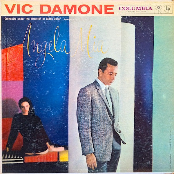 Vic Damone : Angela Mia (LP, Album, Mono)