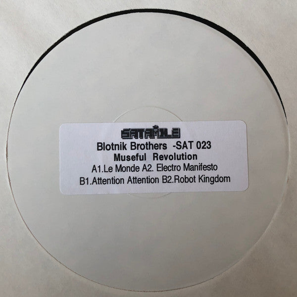 Blotnik Brothers* : Museful Revolution (12", Promo, W/Lbl)