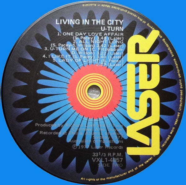 U-Turn (8) : Living In The City (LP)