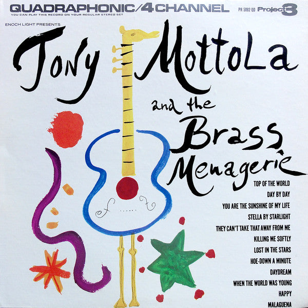 Tony Mottola And The Brass Menagerie : Tony Mottola And The Brass Menagerie (LP, Album, Quad)