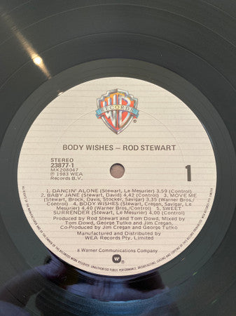 Rod Stewart : Body Wishes (LP, Album)