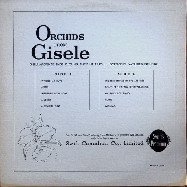 Gisele MacKenzie : Orchids From Gisele (LP)