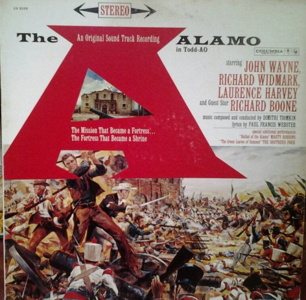 Dimitri Tiomkin : The Alamo (In Todd-AO) (LP, Album, RE, Ter)