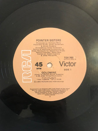 Pointer Sisters : Goldmine (12")