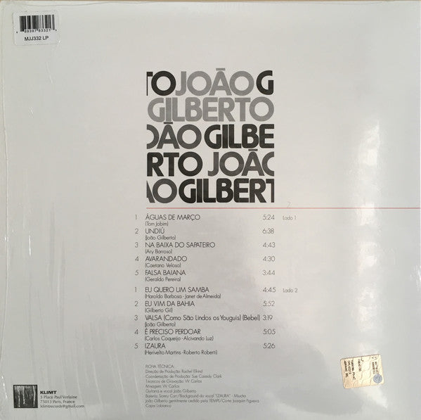 João Gilberto : João Gilberto (LP, Album, RE, Unofficial)