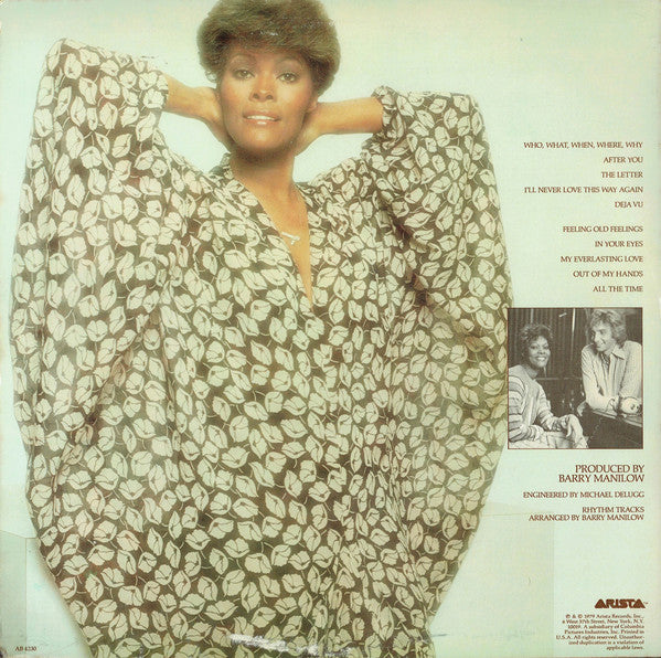 Dionne Warwick : Dionne (LP, Album, Pit)