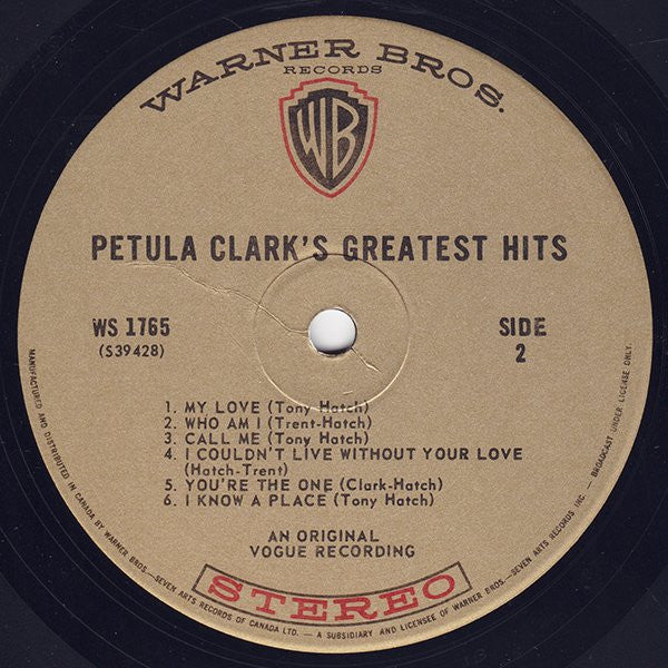 Petula Clark : Petula Clark's Greatest Hits, Vol. 1 (LP, Comp)