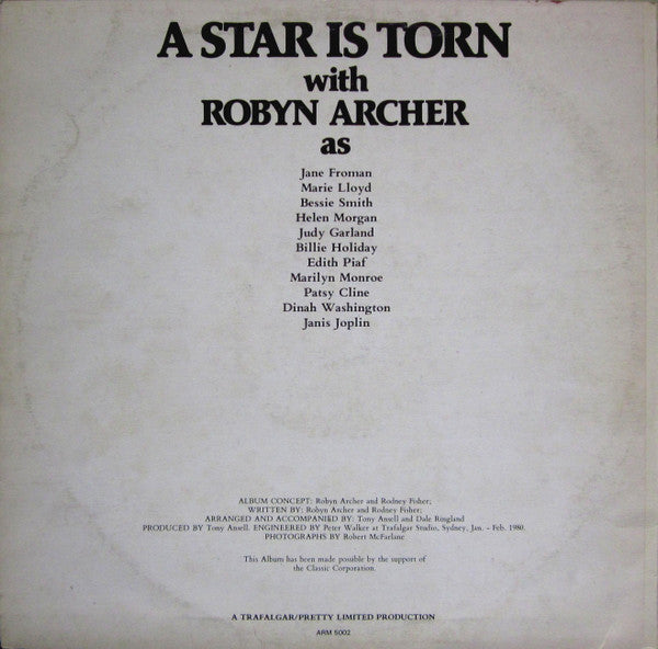 Robyn Archer : A Star Is Torn (LP, Album)
