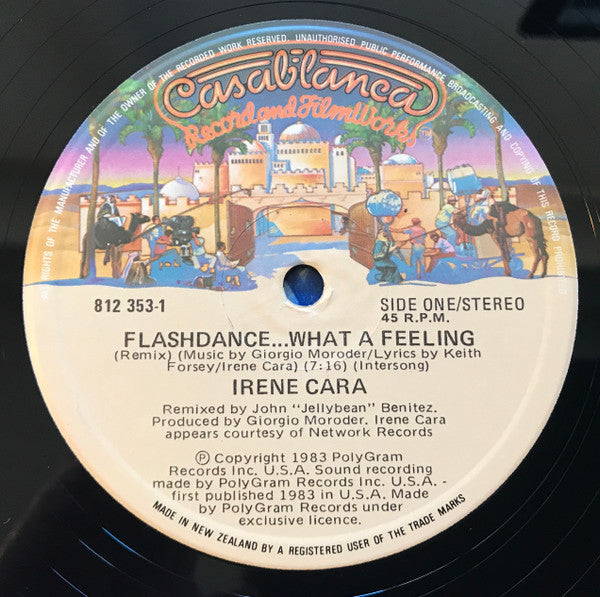 Irene Cara : Flashdance ... What A Feeling (12", Single)