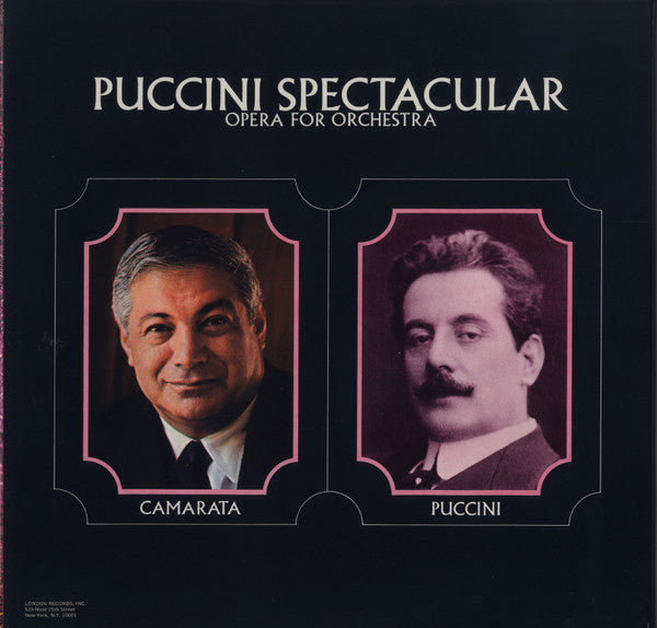 Giacomo Puccini - Tutti Camarata Conducting The Kingsway Symphony Orchestra : Puccini Spectacular (Opera For Orchestra) (LP)