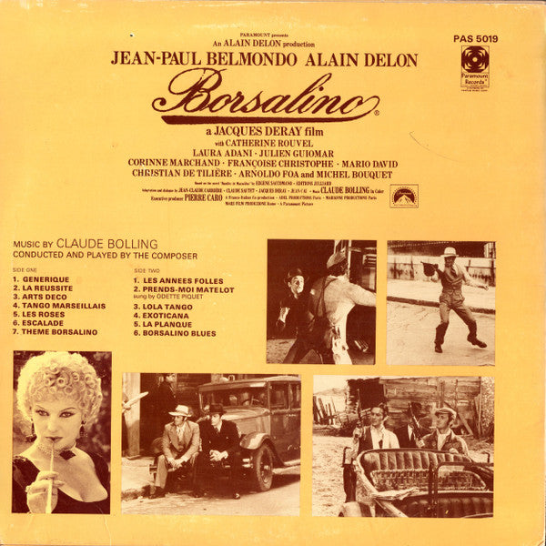 Claude Bolling : Borsalino (LP, Album)