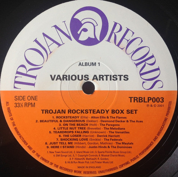 Various : Trojan Rocksteady Box Set (3xLP, Comp + Box, Ltd)