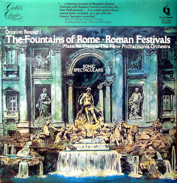 Ottorino Respighi, New Philharmonia Orchestra Conducted By Massimo Freccia ; Alfredo Catalani, National Philharmonic Orchestra Conducted By Charles Gerhardt : The Fountains Of Rome / Roman Festivals (LP)