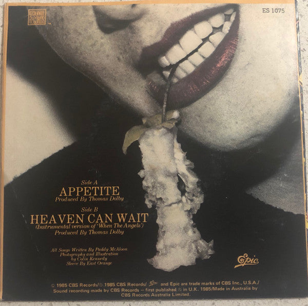 Prefab Sprout : Appetite (7", Single)