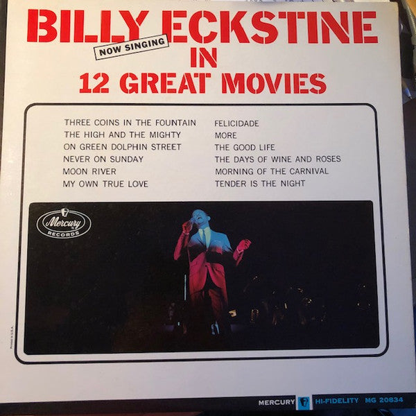 Billy Eckstine : Now Singing In 12 Great Movies (LP, Album, Mono)