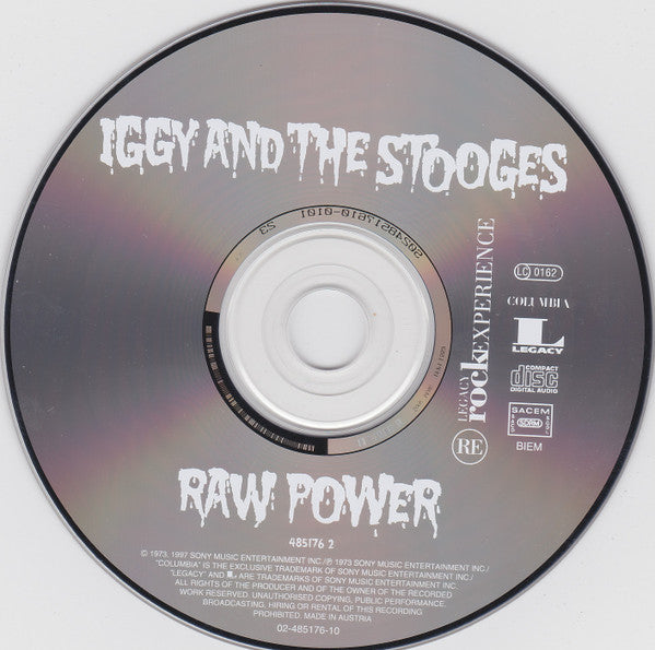 Iggy And The Stooges* : Raw Power (CD, Album, RE, RM)