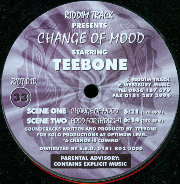 Teebone : Change Of Mood (12")