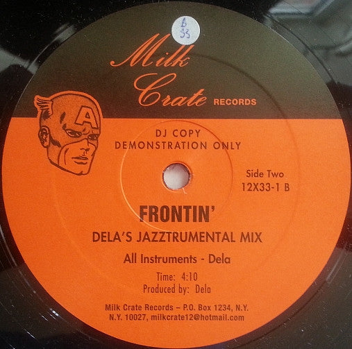 Pharrell* : Frontin' (Dela's Jazz Crate Mix) (12", P/Unofficial, Promo, Ora)