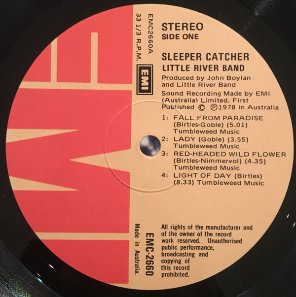 Little River Band : Sleeper Catcher (LP, Album)