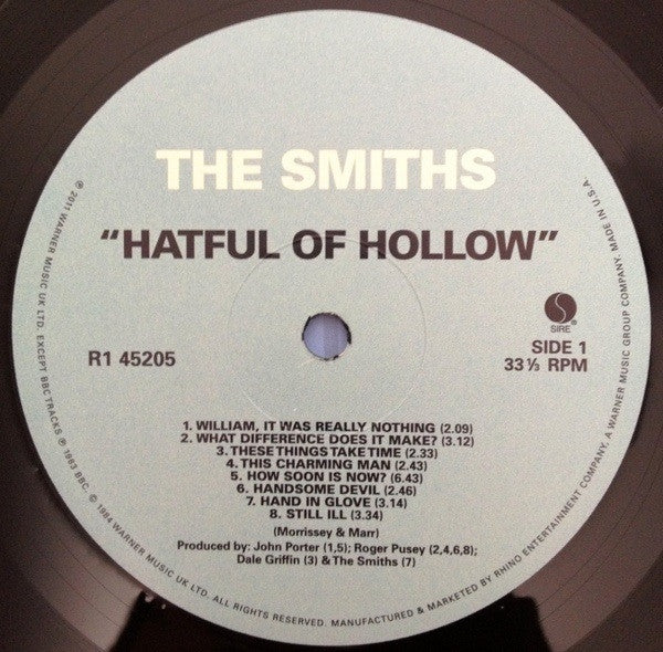 The Smiths : Hatful Of Hollow (LP, Comp, 180)