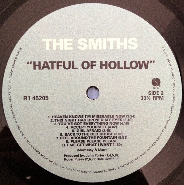 The Smiths : Hatful Of Hollow (LP, Comp, 180)