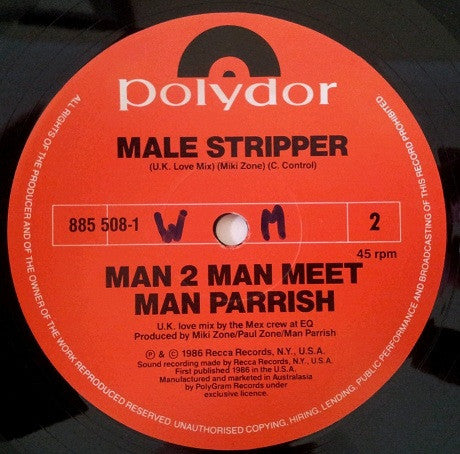 Man 2 Man Meet Man Parrish : Male Stripper (12")