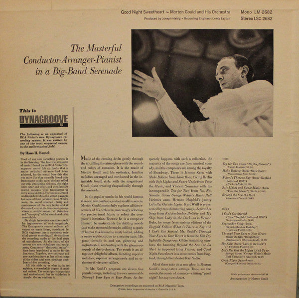 Morton Gould And His Orchestra : Good Night Sweetheart (LP)