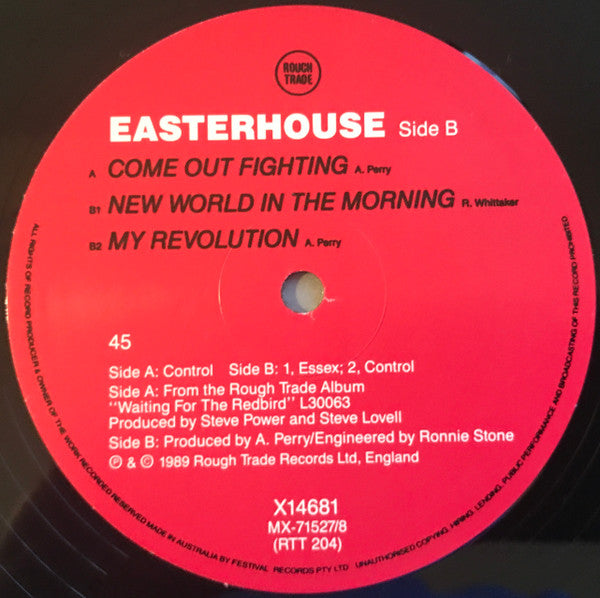 Easterhouse : Come Out Fighting (12", Single, Ltd)