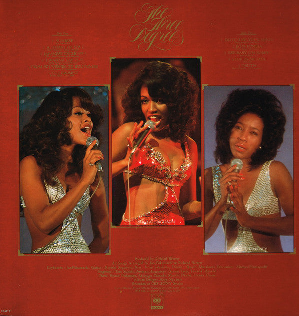 The Three Degrees : A Toast Of Love (LP, Album, Gat)