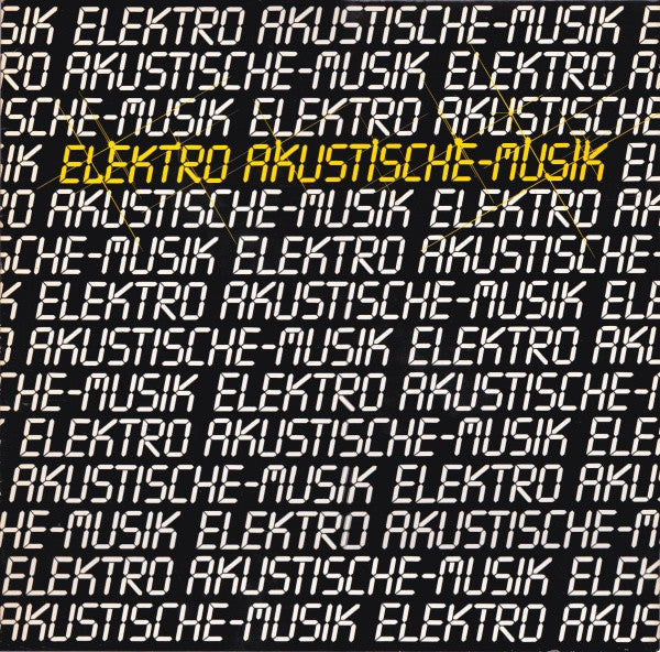 Ricardo Mandolini : Elektro Akustische-Musik (LP, Album)