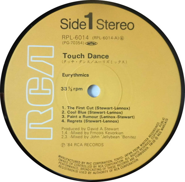 Eurythmics : Touch Dance (LP, Album)